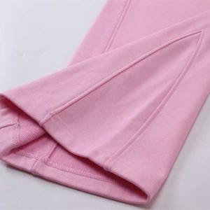 Pantalon de jogging en molleton uni personnalisé de haute qualité pantalon évasé pour hommes pantalon de survêtement vierge en gros à la mode Style décontracté - Product Image 5