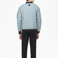 Chaqueta cortavientos impermeable informal de talla grande de diseñador para hombre con tela de lona ligera al por mayor para hombre