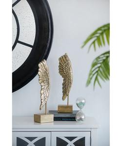 Artistic Gold Finished Brass Wing <b>Bookends</b> for Desk Bookshelf Entryway Living Room and Creative Home Styling From India - Product Image 5