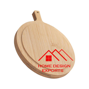Ensemble de 5 supports à pizza en bois de manguier, support à pizza pour servir de manière décorative dans les restaurants et les hôtels - Product Image 6