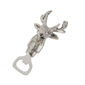 Abrebotellas con forma de ciervo plano vintage moderno hecho a mano personalizado al por mayor accesorios metálicos de aluminio para restaurantes y bares - Product Image 3