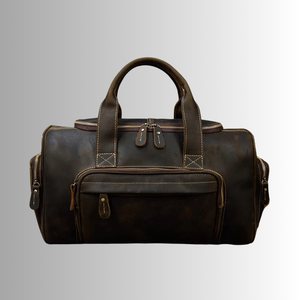 กระเป๋าหนังแท้สำหรับผู้ชาย, กระเป๋าหนังแท้สำหรับท่องเที่ยวความจุมากกระเป๋าหนังหรูกระเป๋าธุรกิจ - Product Image 1