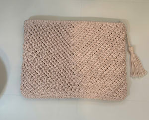 Hecho a mano elegante ligero algodón poliéster forro tejido rectángulo bolso botón cierre hilo patrón rebordear trabajo Viaje - Product Image 4