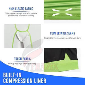 Pantalones Cortos Deportivos de Doble Capa para Hombre, Pantalones Cortos de Correr Elásticos, Pantalones Cortos de Gimnasio de Doble Capa para Hombre, Pantalones Cortos Deportivos Transpirables para Entrenamiento - Product Image 5