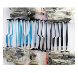 Pinzas Bipolares Micro Adson Rectas Negras Antiadherentes, Juego de Instrumentos Quirúrgicos con Fuente de Alimentación Eléctrica para Cirugía Fina - Product Image 4