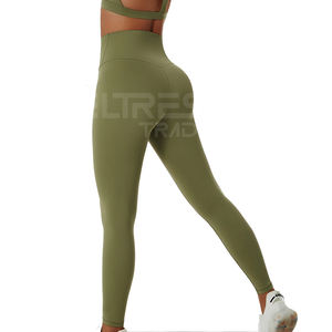 <b>Women's</b> XL Premium Spandex Sport Yoga Pants Cross Waist Style <b>Leggings</b> With Elastic Waist Closure for Gym Yoga New Premium Wear - Product Image 5