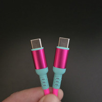 Cables USB Tipo C a 8 Pines con Malla de Nailon Resistente y Trenzado, Grosor de la Funda de Hilo, IOS C94