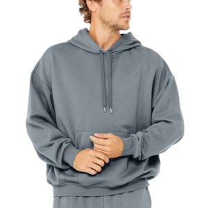 Sudadera con capucha de lana de mezcla pesada personalizada para hombre, diseña tu propia sudadera de invierno, sudaderas con capucha de Independent Trading Co, técnicas de teñido liso - Product Image 4