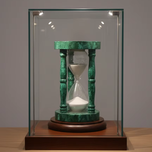 Sablier en malachite pour la décoration de la maison - Product Image 6