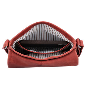 Petit sac à bandoulière en cuir fabriqué en Inde, le sac à main mini original unisexe - Product Image 4