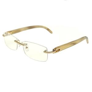 Gafas de Sol de cuerno de búfalo naturales hechas a mano, gafas modernas y elegantes ecológicas con protección UV para hombres y mujeres - Product Image 4