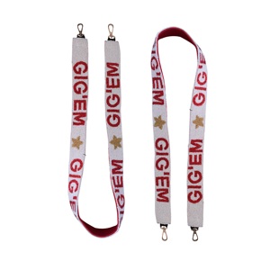 Handmade High Quality Beaded Belts Stylish Traditional Gameday Style India Accessory Decorative Metal <b>Game</b> Day Purse Straps - Product Image 1