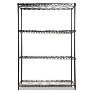 Kit de inicio Alera ALESW504818BL de 48 pulgadas. X 18 Pulgadas X 72 Pulgadas Estanterías Metálicas de 4 Niveles, Certificadas por NSF, Estantes Industriales Apilables - Product Image 3