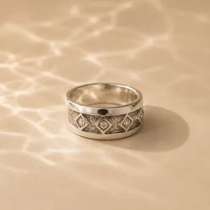 Marquise Cut Rhodium Plated Vintage CZ <b>Statement</b> <b>Ring</b> - Product Image 5