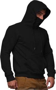 Sweat-shirts à capuche en strass pour hommes et femmes, sweat-shirt à capuche en diamant, mode, luxe, décontracté, streetwear, sweat-shirts en polaire, masque facial - Product Image 3