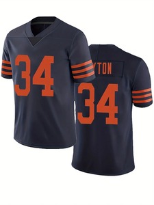 Maillot de football américain en polyester imprimé en 3D Maillot de football cousu avec nom de l'équipe Maillot de rugby respirant en maille - Product Image 3