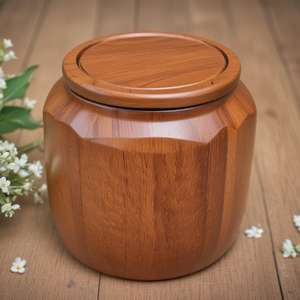 Urne de cendres en bois massif 100% naturel de qualité supérieure 100% urne de crémation en bois fournitures funéraires du fournisseur indien - Product Image 5