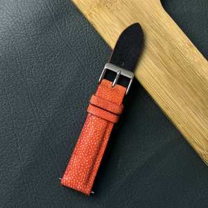 Vente en gros Bracelet de montre haut de gamme de luxe 20mm en cuir véritable Stingray Matériau PC de haute qualité Bracelets de montre de haute qualité - Product Image 4