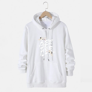 Meilleur pull à capuche personnalisé vintage pour hommes 100% coton épaule tombante surdimensionné 350 Gsm polaire DTG imprimé sans ficelle à capuche - Product Image 4