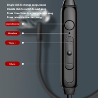 Vente chaude Oreille Filaire Casque Meilleure Qualité Fil Écouteur Avec Microphone Écouteurs