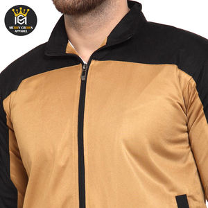 Avec Capuche OEM Services Léger Meilleure Vente Fitness Jogging Fermeture Éclair Style Personnalisé Couleur Moutarde Hommes Survêtement - Product Image 5