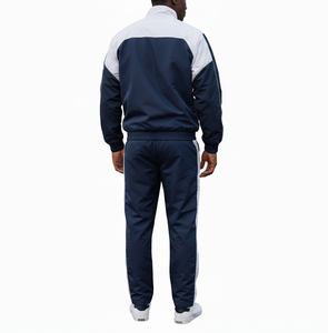 Conjunto Deportivo Personalizado OEM para Hombre, Chaqueta de Nailon con Cremallera y Pantalones de Chándal, Conjuntos Deportivos de Gimnasio, Chándal Unisex de Nailon - Product Image 2