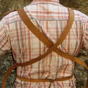 Réplique d'armure de cuirasse médiévale durable en métal acier laiton et fer pour reconstitution historique style antique - Product Image 3