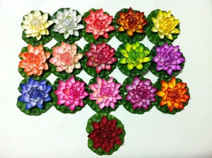 <span class=keywords><strong>Fiore</strong></span> Artificiale Galleggiante in EVA, Decorazione Plastica, <span class=keywords><strong>Ninfea</strong></span> per Giardino, Laghetto, Stagno, Piscina, Pianta Acquatica - Product Image 5