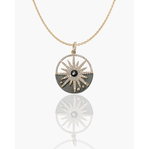 Collier tendance en titane avec pendentif étoile géométrique et perle – Style vintage, cadeau idéal pour fiançailles ou soirée - Product Image 6