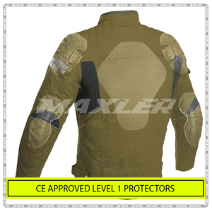 Chaqueta de Motocicleta Corta de Talla Grande con Certificación CE, Impermeable, Transpirable, para Todas las Estaciones, con Textil Reflectante para Motociclismo - Product Image 3