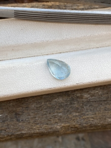 Increíble piedra de corte de pera de Aguamarina Natural de 1,65 quilates, piedra preciosa facetada de Aguamarina, piedra preciosa suelta para hacer joyas - Product Image 4