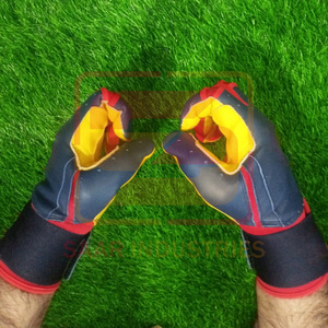 Guantes de béisbol profesionales de alta resistencia ajustables Cuero original personalizable para jugadores jóvenes y adultos - Product Image 5