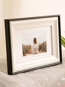 Modern Photo <b>Frame</b> Wholesale Family Wall Decor Solid Wooden <b>Frame</b> A1,A3,<b>A4</b>,A5,4x6,5x7,8x10,11x14,16x20 Black White Poster - Product Image 2