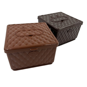 Caja de pañuelos de plástico cuadrada Acabado Premium Marca privada Suministro a granel para B2B Servicio OEM ODM disponible - Product Image 1