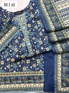3 piezas Premium impreso cosido Lawn kameez Salwar Anarkali - Product Image 4
