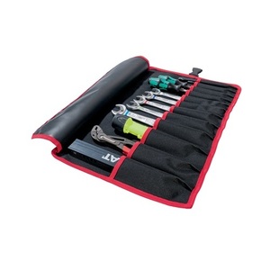 PARAT 540 X 330 mm Black/Red Nylon <b>Tool</b> <b>Roll</b> Bag with 12 Compartments - Product Image 6