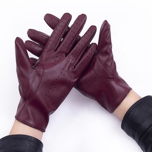 Gants en cuir pour hommes Gants de travail en cuir imperméables pour la conduite de motos Gants de sécurité à la mode pour hommes et femmes - Product Image 5