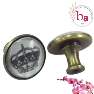 ฝาครอบแก้วคริสตัลโลหะรูปมงกุฎและมือจับดึงสำหรับห้องนอนวิลล่าโรงแรมคลังสินค้าโรงเรียนเฟอร์นิเจอร์และใช้ในการแต่งตัว - Product Image 1