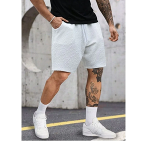 Short d'été pour hommes Teint uni Respectueux de l'environnement Séchage rapide Respirant Motif solide Rue/Tenue décontractée Personnalisable Vente en gros OEM - Product Image 2