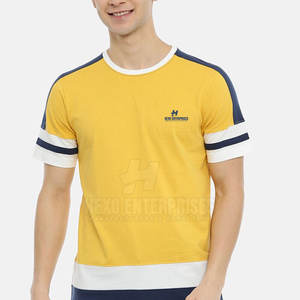 T-shirt d'extérieur pour hommes pas cher Nouveau style Vêtements unis décontractés T-shirts de qualité supérieure pour hommes - Product Image 1
