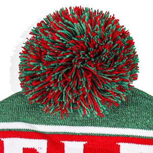 FELIZ NAVIDAD Gorro de vacaciones a la moda Calcetín Relleno Secreto Santa Impreso Pom Playa Paisaje Navidad Regalo de cumpleaños - Product Image 3
