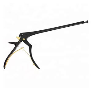 Punzón Óseo Kerrison, Bayoneta de 9 Pulgadas, 3 mm, Inclinación hacia Arriba de 90 Grados, Recubrimiento Negro, Expulsor de Hueso Manual, Instrumento de Neurocirugía de Acero Inoxidable - Product Image 6