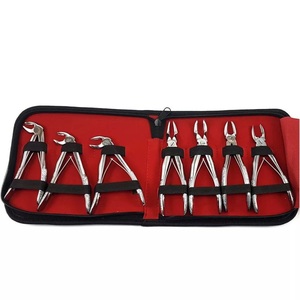 Instruments d'extraction dentaire pédiatriques, ensemble de 7 pièces, style Kelin, acier inoxydable allemand - Product Image 3