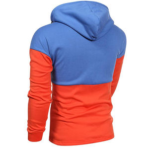Nuevo estilo personalizado hombres holgado pulóver chándal invierno Sudadera con capucha conjunto con impresión 3D Color sólido sudadera OEM - Product Image 4