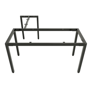 UConcept HCUC014 L-Shaped Industrial Design 140x140 Dining Table <b>Legs</b> Assembly Required for <b>Kitchen</b> Furniture - Product Image 2