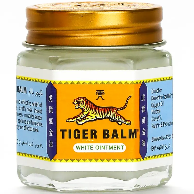 Fresh Arrival Ayurvedic Healthcare 21ML White Tiger Pain Balm 18 gm Pour le soulagement de la douleur au cou et à la tête des douleurs musculaires mineures