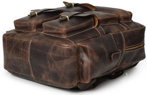 Genuine <b>Leather</b> Backpacks Travel <b>Bag</b> Custom LOGO Design Business <b>Laptop</b> Backpack <b>for</b> <b>Women</b> and Men - Product Image 5