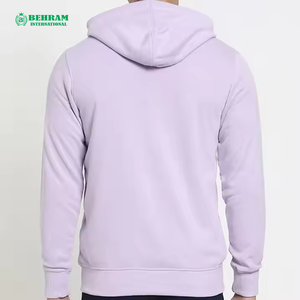 100% Cotton Zipper Hoodie Street 2026 Low MOQ Custom Hoodie Solid Plain Color Casual Wear Hoody for Man 100% Cotton - Product Image 3