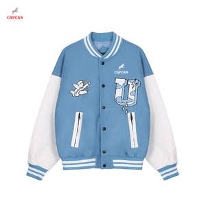 Chaqueta Varsity de Invierno de Primera Calidad, Cómoda y Acogedora, con Frente Alto, Estilo Moderno, Ecológica, Transpirable y con Acabado de Tela Suave - Product Image 1