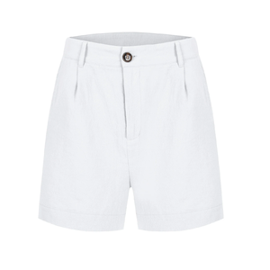 Grande taille respirant personnalisé conçu grande taille femmes coupe régulière décontracté couleur unie bermuda pantalon poches - Product Image 1